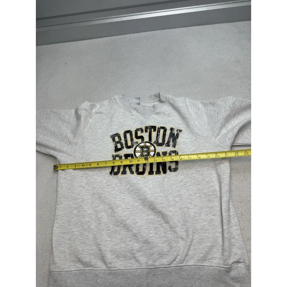 Boston Bruins Sweatshirt Mens Large Gray NHL Hockey Crewneck Knights Apparel
